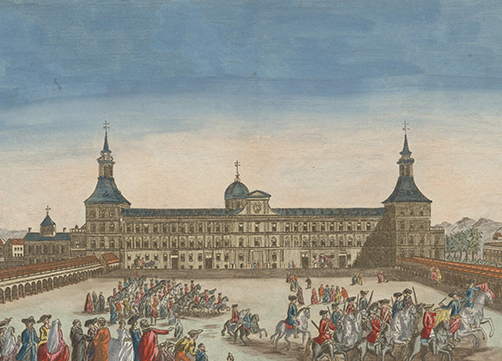 {View of the Royal Palace of His Catholic Majesty the King of Spain in Madrid}.