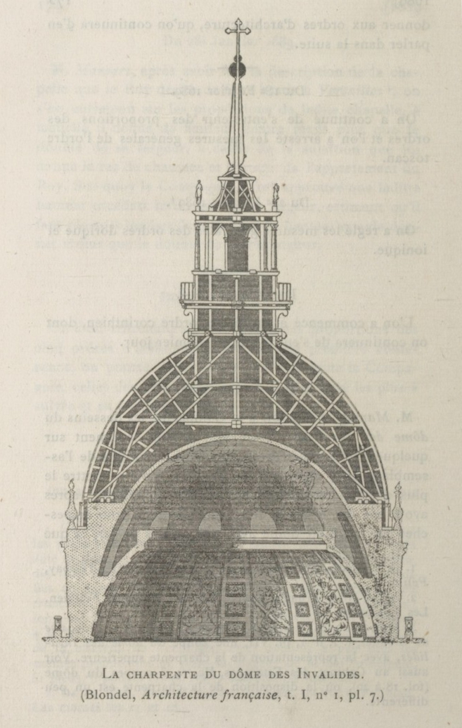 {La charpente du Dôme des Invalides}