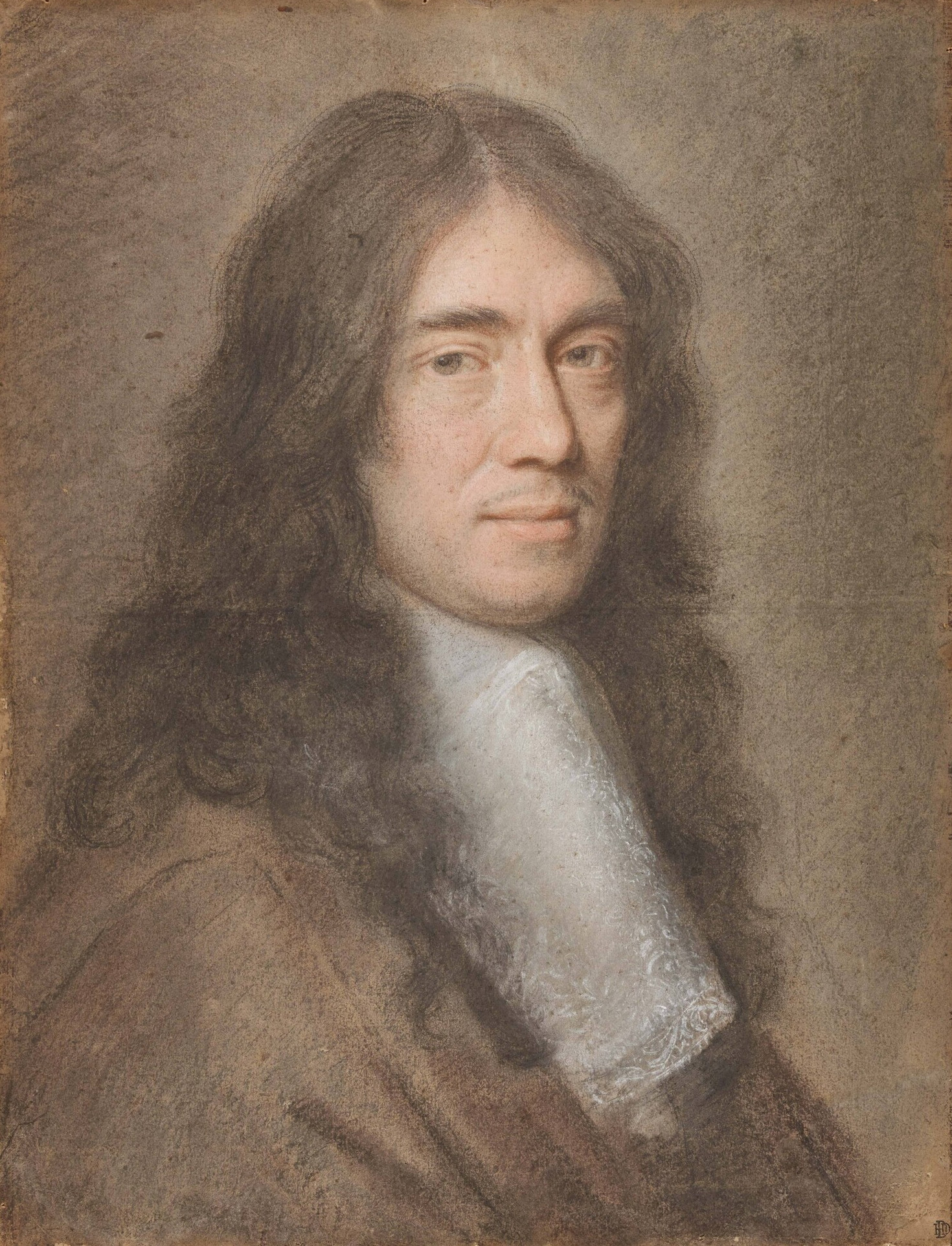 Charles Le Brun, {Portrait de Charles Perrault}