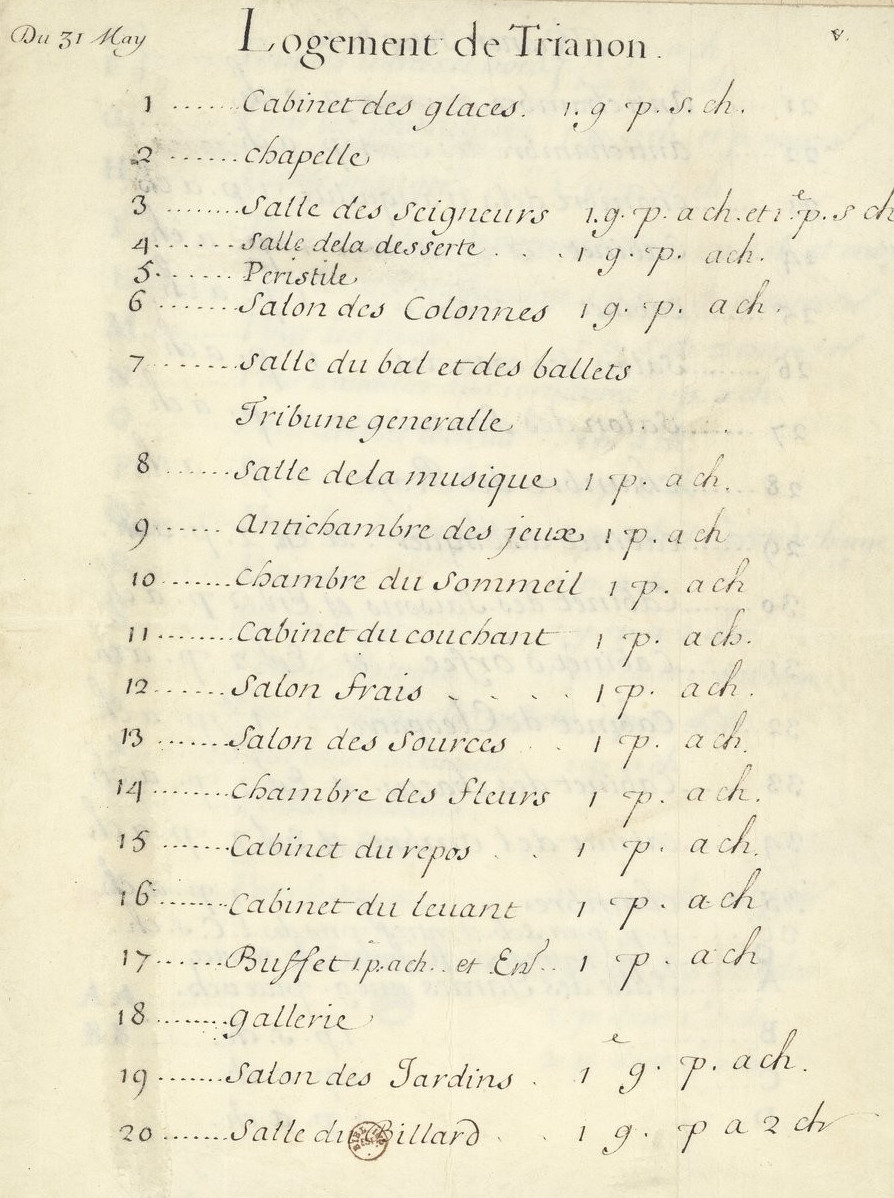 « Logement de Trianon »